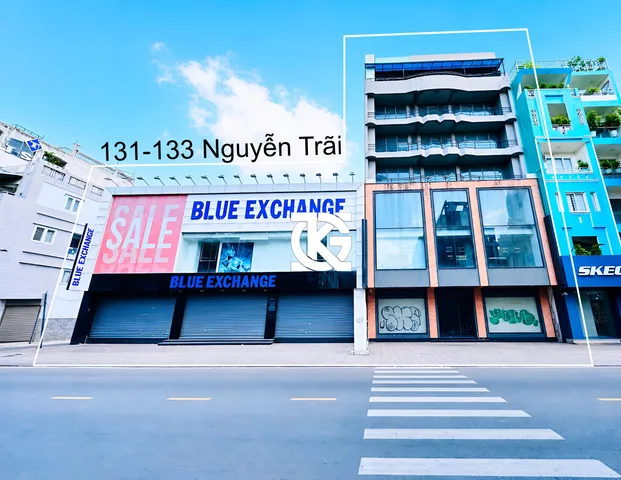 ❇️❇️ Cho Thuê Nhà GÓC 2MT: 131-133 Nguyễn Trãi - Quận 5 - 33x38m, 8 tầng