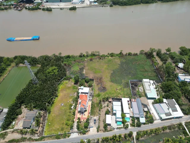 9700m2 đất view sông, 138m mặt sông, sẵn 2800m2 thổ cư, Phước Vĩnh Tây, Cần Giuộc, Long An