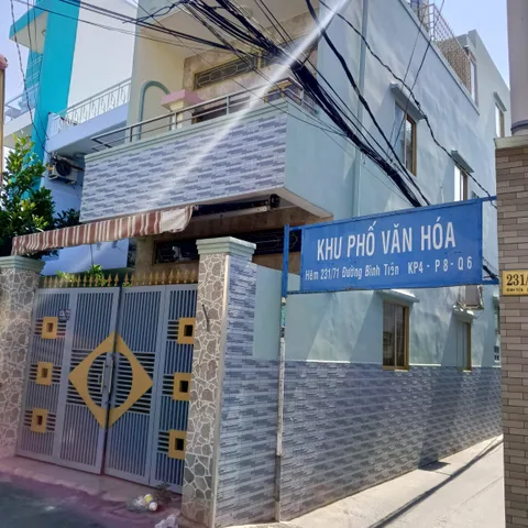 Bán nhà HXH ngang 4.05m nở hậu nhẹ 4.1m, trệt, hai lầu