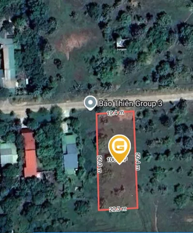 Bán đất 996.6m² ngang 12.4m giá 400 triệu tại Xã Ia Lốp