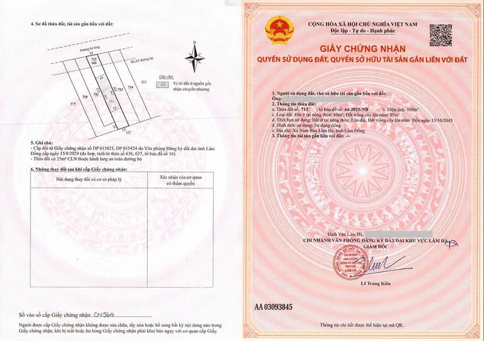 Đất ngộp 4 lô liền kề cần bán nhanh. Giá 490tr / lô. Đất ở thị trấn Nam Ban. 2.8km ra chợ Nam Ban