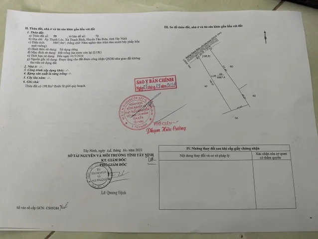 ht Cần bán nhanh 2,5 tỷ đất tại Thạnh Lộc Tân Biên tỉnh Tây Ninh