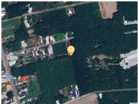 Bán đất 538.6m² có sẵn 100m² thổ cư ngang 10m tại Xã An Long