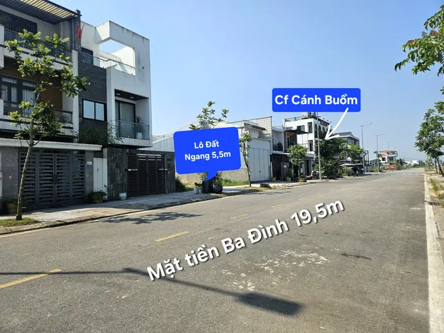 🎊🍀 Bán mặt tiền đường Ba Đình, Đoạn đẹp nhất KqH Hương Sơ - Đường rộng 19,5m lợi thế kinh doanh