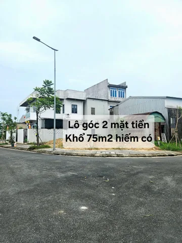 🔥🔥Bán Lô góc 2 mặt tiền Hương Sơ - khổ nhỏ 75m2 hiếm