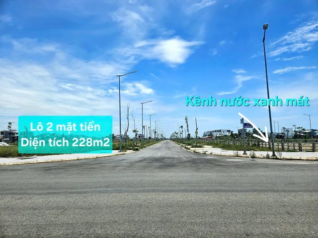 📢 Lô góc 2 mặt tiền Phan Đình Thông – view kênh – sát Tản Đà