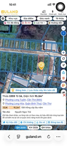 Bán đất 91.4m² ngang 5m giá 499 triệu tại Phường Long Tuyền