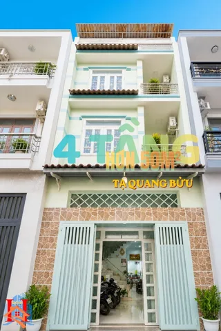 NHÀ 4 TẦNG HƠN 50m², NHỈNH 6 TỶyy, CH.153 – TẠ QUANG BỬU, NGANG 4.3M NỞ HẬU, ALO-O918-846-6O8