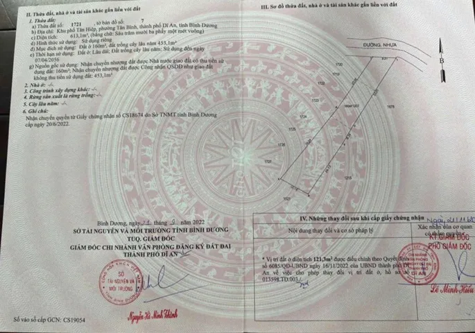 Nhà Đất Phường Tân Bình, tp Dĩ An Bình Dương