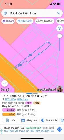 Bán Đất đường Bùi Hữu Nghĩa
