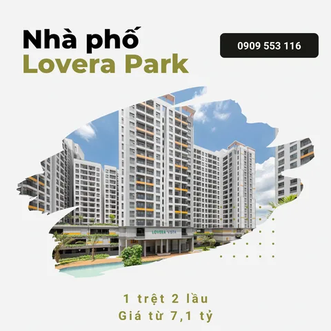 Bán nhà 75m² KDC Lovera Park _ Nhà hoàn thiện giá từ 7,1 tỷ