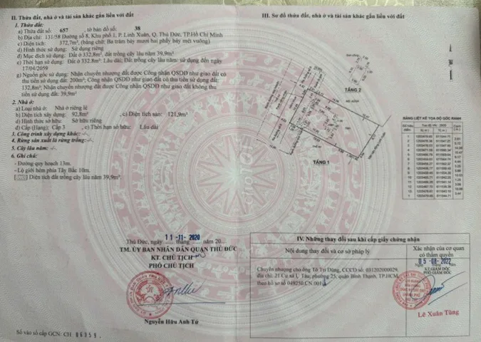 Nhà đất phường Linh Xuân Quận Thủ Đức