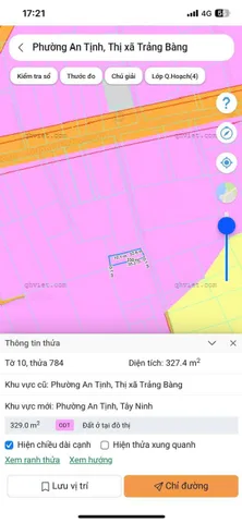 Bán đất 1480m² ngang 17m tại Phường An Tịnh