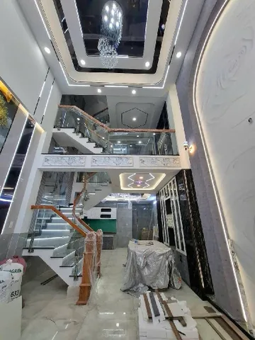 NHÀ MỚI LENG KENG - Ô TÔ NGỦ TRONG NHÀ -  5 TẦNG - 54M2 - HẺM XE HƠI THÔNG TỨ TUNG - BÌNH TÂN