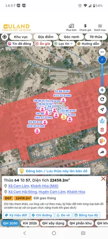 Bán đất 200m² full thổ cư ngang 13m giá 9.4 tỷ tại Xã Cam Lâm