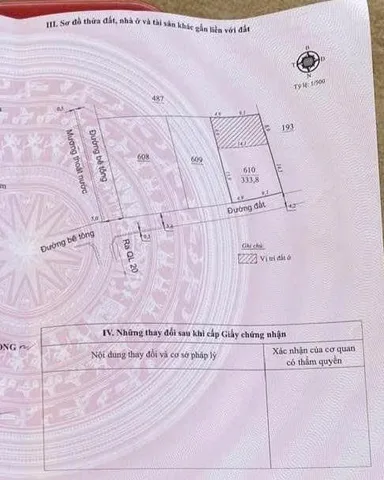 Cần bán nhanh lô đất tại Đường Hùng Vương, Thị Trấn Di Linh, Lâm Đồng