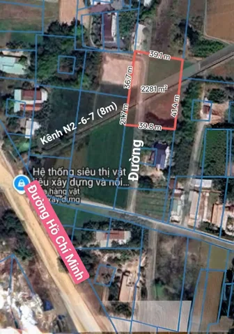 Bán đất 2015m² có sẵn 300m² thổ cư ngang 40m giá 4 tỷ tại Xã Hiệp Hòa