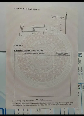 Bán đất 126m² full thổ cư ngang 5m giá 610 triệu tại Phường Trương Quang Trọng
