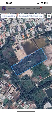 Bán đất 9392m² có sẵn 000m² thổ cư ngang 100m giá 20.66 tỷ tại Xã Bình Khánh