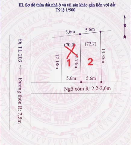 Bán đất 72m² full thổ cư ngang 5,5m giá 1.49 tỷ tại  (Hoa Động) .l/h:076.231.9990 e Thúy