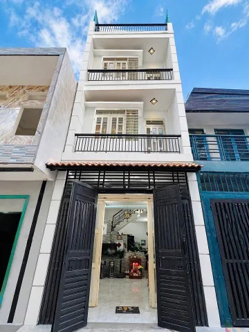 Bán nhà 4 tầng 42M² (4x11) hẻm xe hơi Lê Văn Quới, Hương Lộ 2, Ngã Tư Bốn Xã, chỉ hơn 5 tỷ