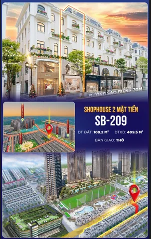 CHỐT NHANH CĂN 2 MẶT TIỀN SAO BIỂN SB-209 – GIÁ "SỐC" 18.88 TỶ