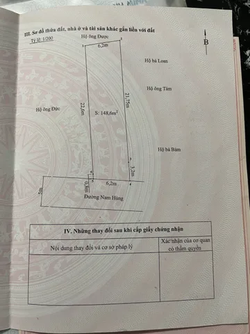 Bán đất 148.6m² full thổ cư ngang 6.2m giá 7.43 tỷ tại Đường Nam Hùng Phường Đông Hải