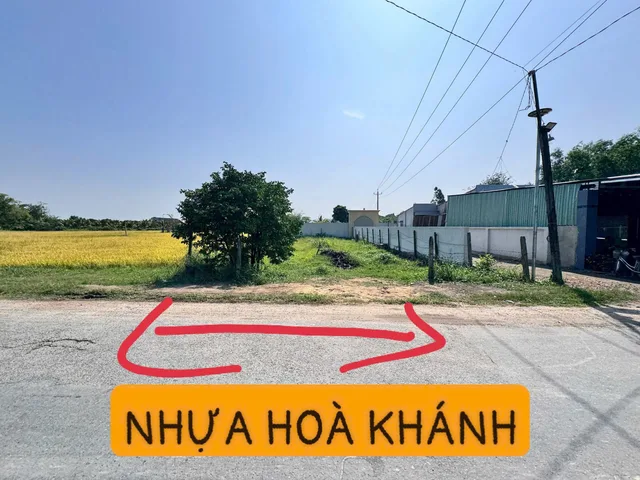 Bán đất 450m² có sẵn 480m² thổ cư ngang 12m giá 4.8 tỷ tại Xã Hòa Khánh