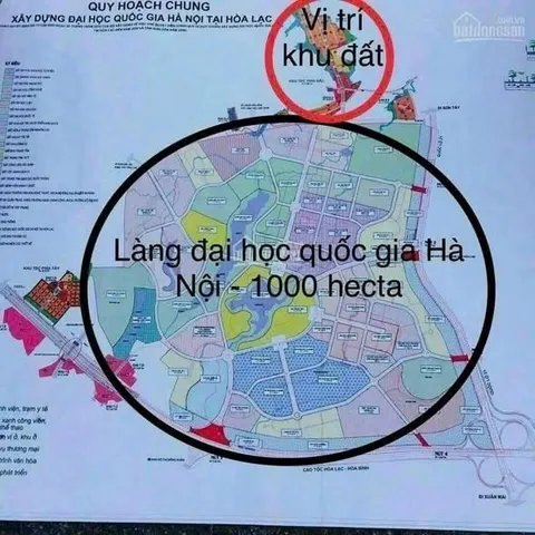 Lô góc 200m cực đẹp TĐC Đại Học Quốc Gia- Hòa Lạc