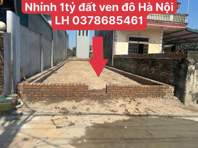 Nhỉnh 1tỷ đất đẹp ven Hà Nội