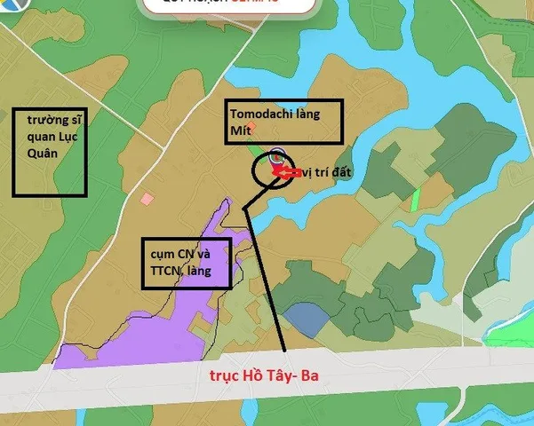 Bán đất tại Xã Cổ Đông, Sơn Tây, Hà Nội, giá siêu hời 29 triệu / m2, diện tích 100 m2