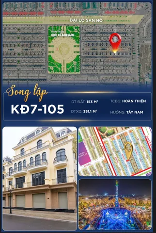 🔥 SONG LẬP KINH ĐÔ 153M² – MẶT TIỀN 10M CỰC PHẨM GIỮA OCEAN PARK 2 🔥
