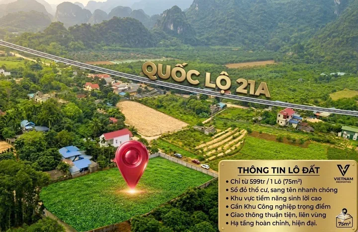 🔥 Chỉ trên 400 TRIỆU sở hữu ngay lô đất gần KCN Thanh Hà quy mô 282ha