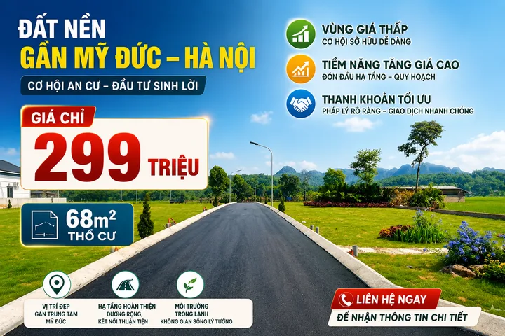 Khu đất phân lô giá siêu hấp dẫn tại Thị trấn Ba Hàng Đồi