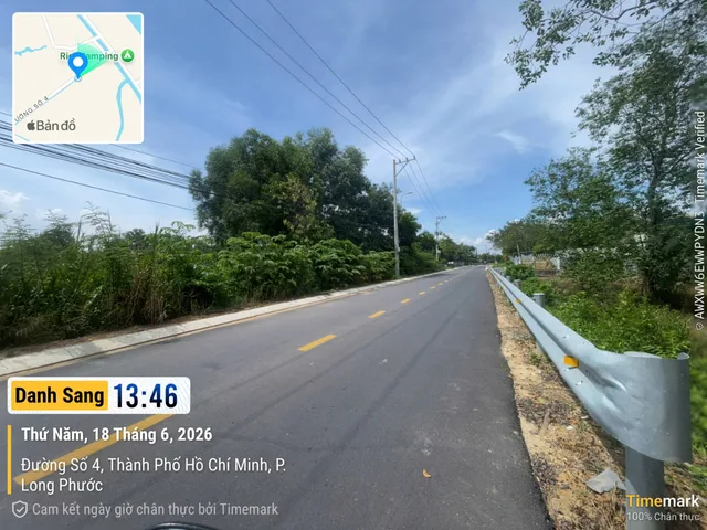 Bán đất 4468m² ngang 41m giá 67 tỷ KẾ BÊN NHÀ THỜ TỔ NS HOÀI LINH - MẶT TIỀN ĐƯỜNG SỐ 4 – LONG PHƯỚC (Q9)