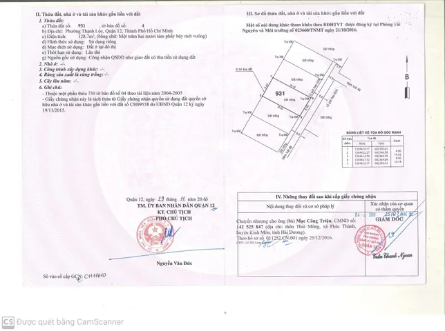 Bán đất 129m² full thổ cư ngang 8m giá 7.6 tỷ tại Đường Thạnh Lộc 47 Phường An Phú Đông