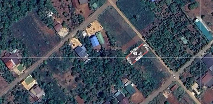 Bán đất 241m² có sẵn 60m² thổ cư ngang 10m giá 1.35 tỷ tại Xã Cuôr Đăng