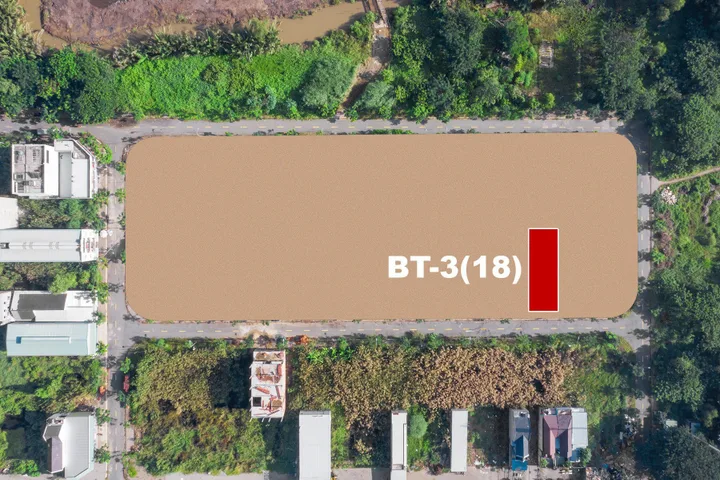 [BÁN] Nền biệt thự KDC Long Hậu hướng Nam cực mát - SHR trao tay nhỉn nhẹ 5t