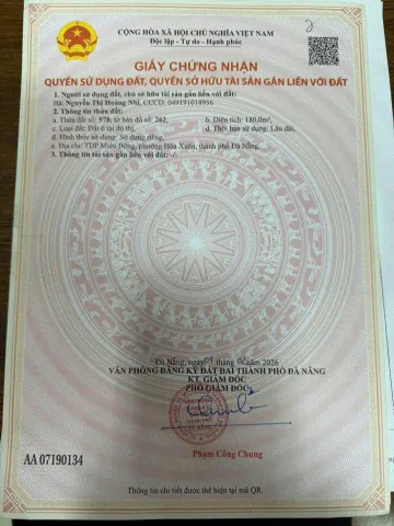 📌📌📌LÀM VIỆC TRỰC TIẾP GIÁ TỐT !!! Bán đất TDC Miếu Bông, xã Hòa Phước