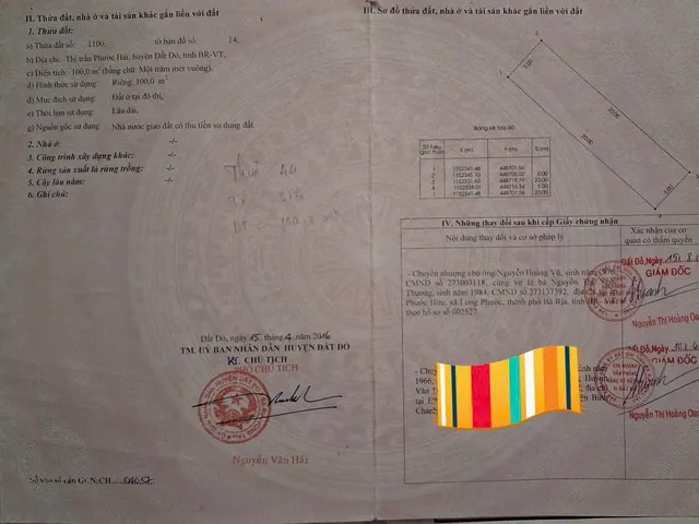 ĐẤT NGỘP CẦN BÁN GẤP - KHU TÁI ĐỊNH CƯ PHƯỚC HẢI