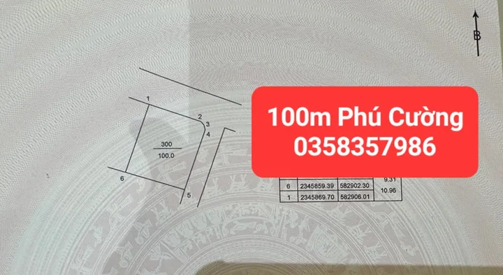Bán đất 100m² full thổ cư ngang 9.31m giá 4.7 tỷ tại Xã Nội Bài