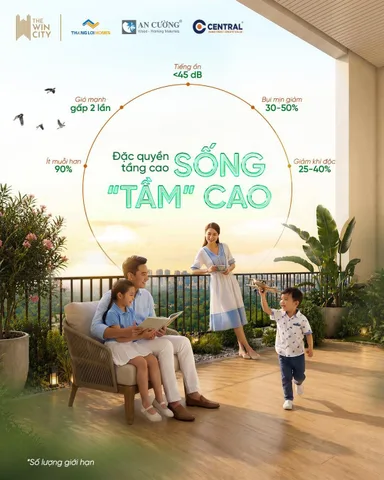 THANH TOÁN 150 TRIỆU - SỞ HỮU NGAY CĂN HỘ THE WIN CITY - SỔ HỒNG RIÊNG