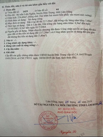 Mặt tiền đường Hà Huy tập _ Trung tâm hành chính Đức Trọng