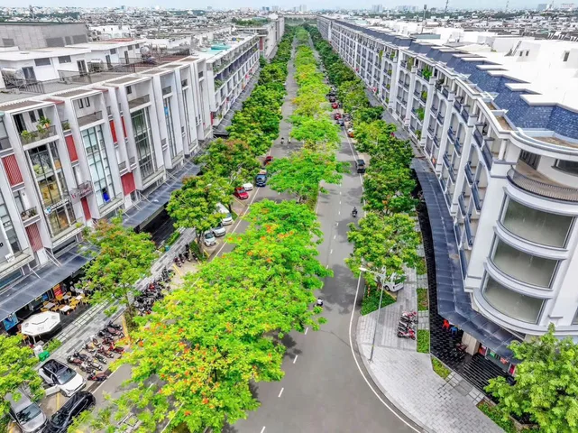 Tòa Nhà 6 Tầng Mặt Tiền Đường Nguyễn Thị Nhung Khu Đô Thị Vạn Phúc 58 triệu