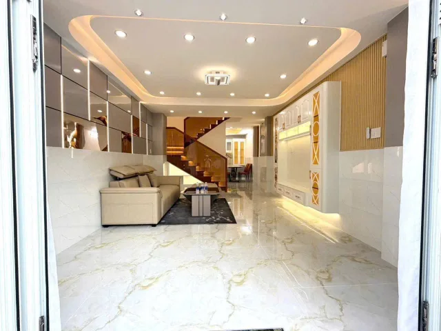 NHÀ PHỐ 2 LẦU HẺM 2056 HUỲNH TẤN PHÁT THỊ TRẤN NHÀ BÈ