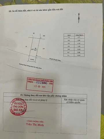 Bán đất 117m² full thổ cư ngang 5.6m giá 6 tỷ tại Phường Tân Lập
