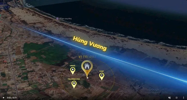 Đất biển . ( khu vực biển bàu trắng Lê Quang Định)