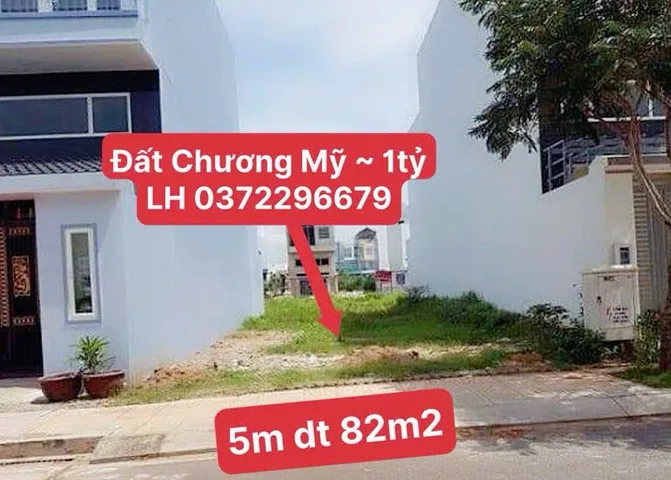 Đất Chương Mỹ giá tốt, đường rộng dt 82m2