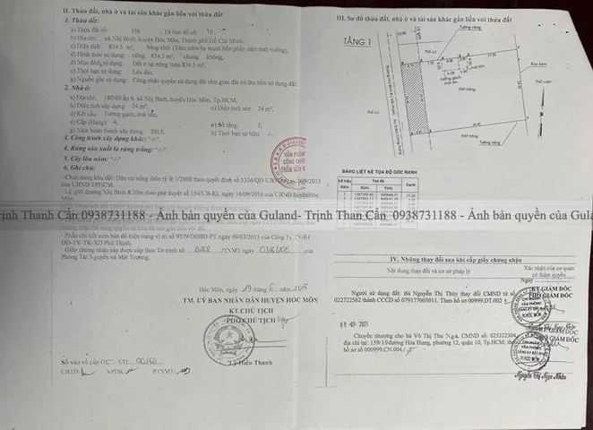 Bán đất 1000m² có sẵn 835m² thổ cư ngang 24.5m giá 19 tỷ tại Xã Đông Thạnh