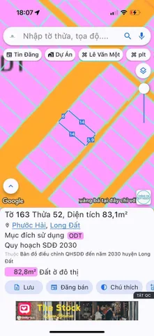 CHỦ KẸT TIỀN CẦN BÁN NGỘP LÔ ĐẤT MẶT TIỀN LÝ THƯỜNG KIỆT - TĐC PHƯỚC HẢI - TT PHƯỚC HẢI- BRVT